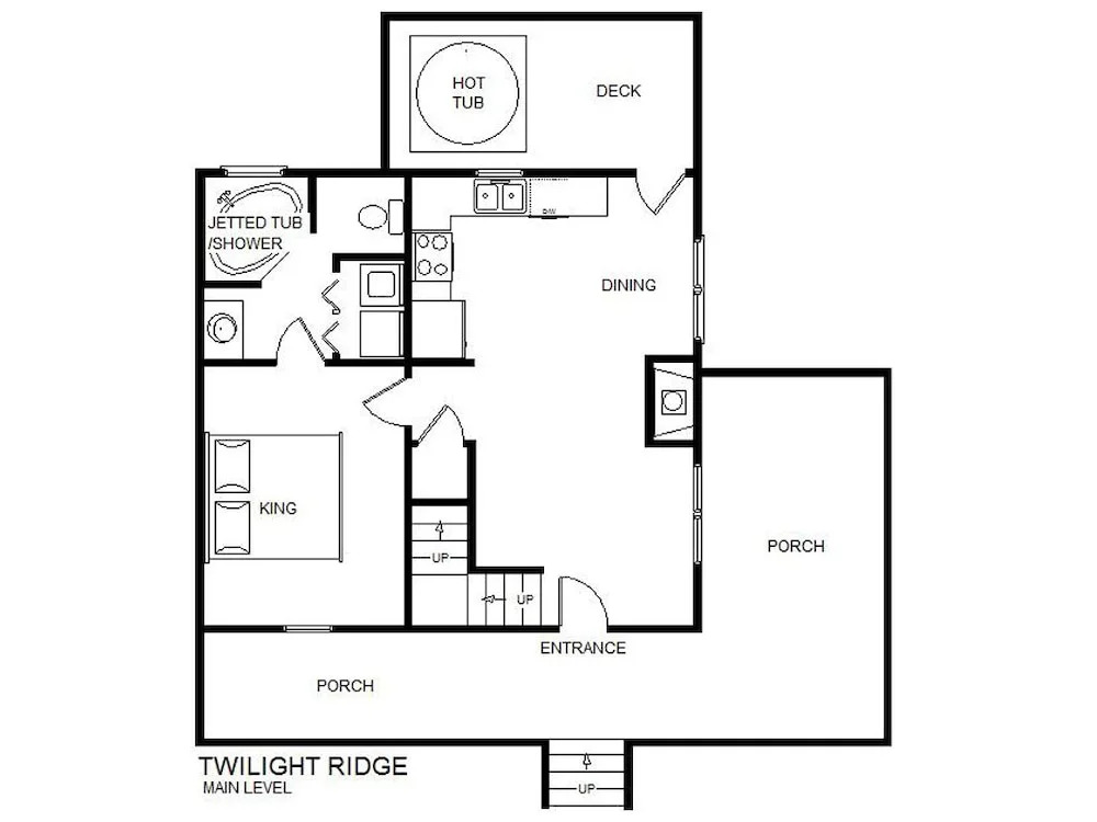 Twilight Ridge, 1 Bedroom, Sleeps 4, Game Room, WiFi, Mountain Views