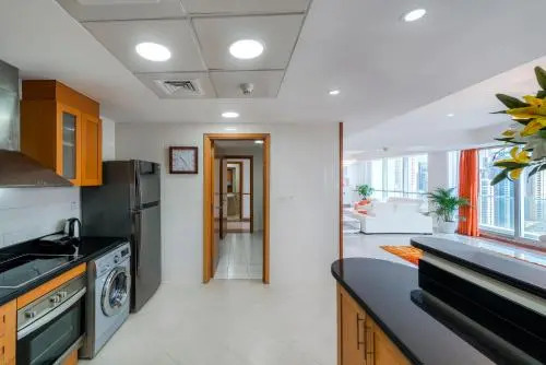 Jbr penthouse with terrace pool