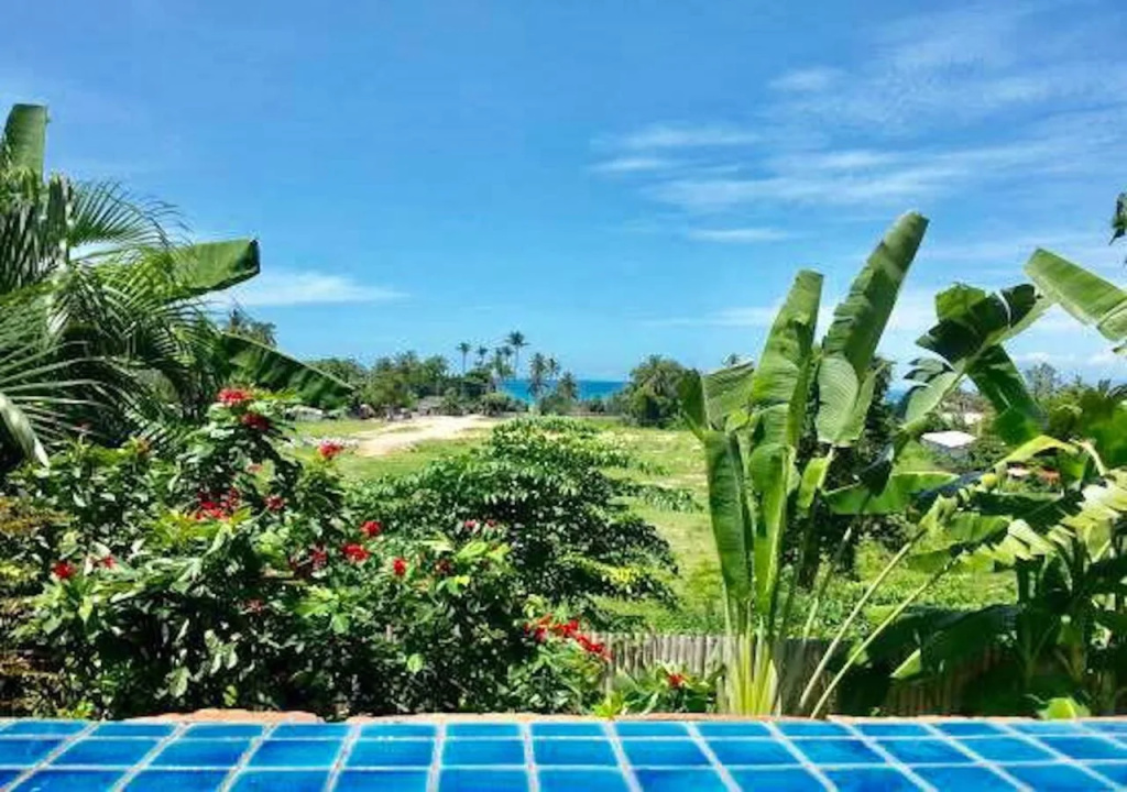 Pink House Guest House Lamai - Pool & Sea View