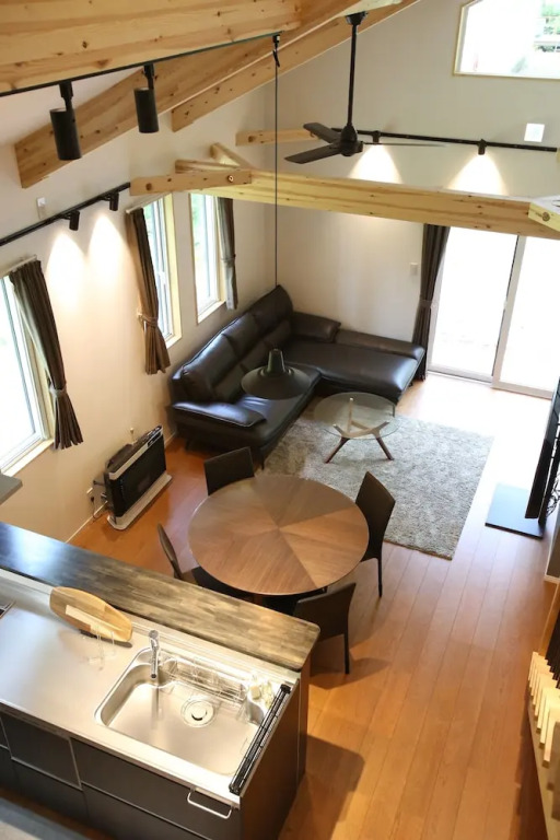 White peak cabin