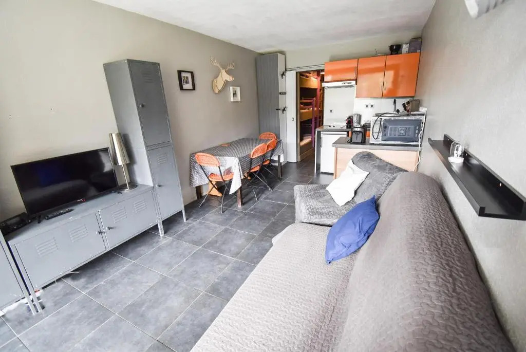 Les Balcons de Villard, Studio Chaleureux 4-6 PERS 50m des pistes, Balcon exposé Sud, DRAPS NON COMPRIS