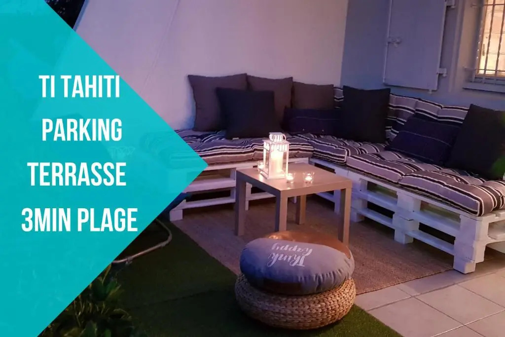 TI TAHITI STUDIO-3MIN PLAGE-TERRASSE COSY-WIFI-PARKING - CoHôteConciergerie La Grande Motte