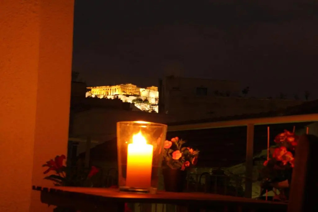 2 Bedroom Apartment At The Historical Center, View To Acropolis