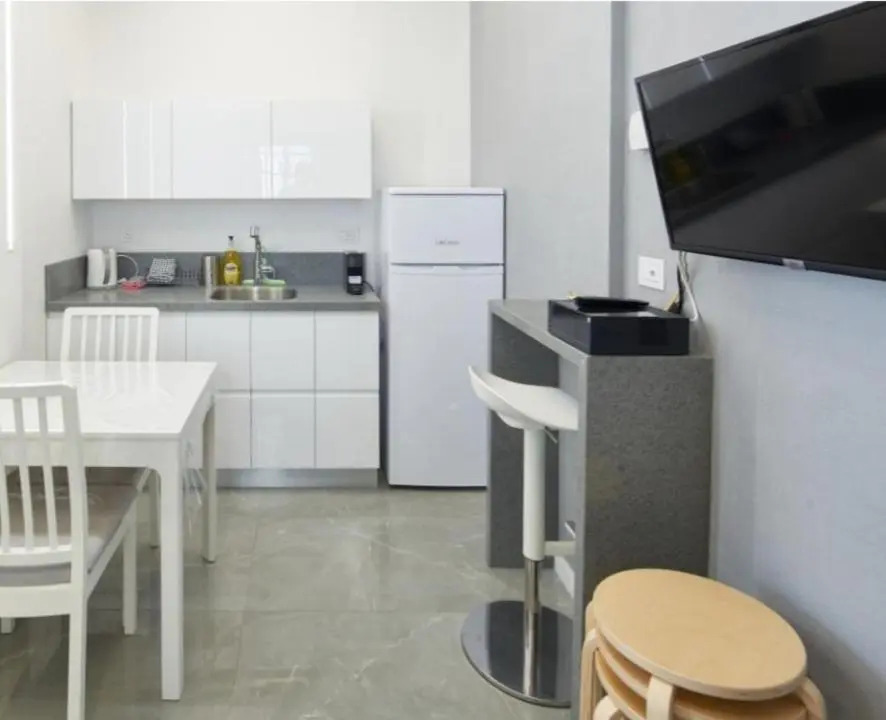 dining room,bedroom and balcony
