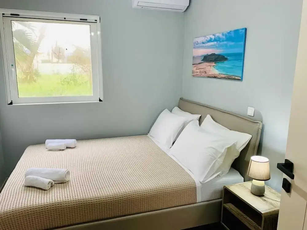Martimi Private 3 Apartments with Pool, Heated Jacuzzi and Sauna, 2 Apartments with Sea View, 200m from Beach, BBQ, Playground, Mini Football Pitch