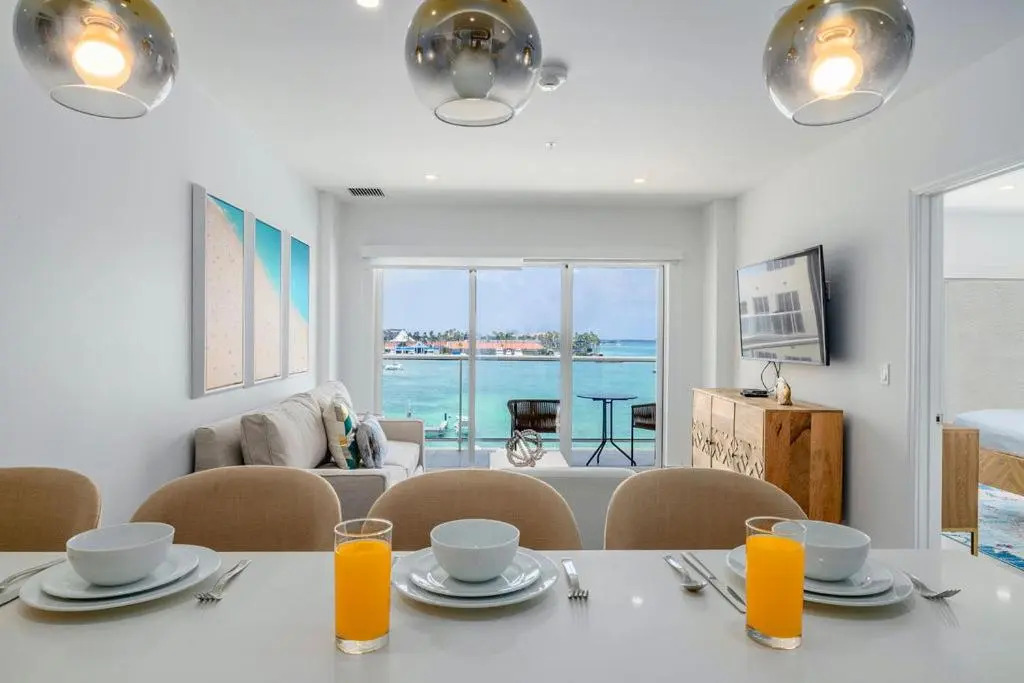 HH-2Bdr413 - NEW Modern Apartment in Oceanfront Luxury Condo in Aruba!