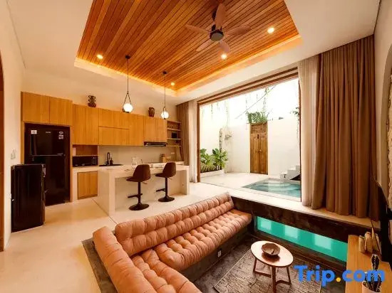 Modern 1BR Oasis - Sunken Lounge & Near Canggu