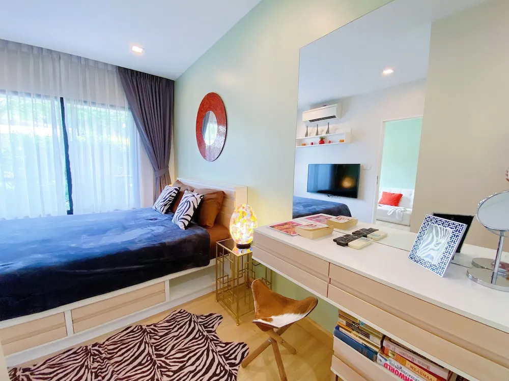 Nice 39sqm 1Br Apt Infinity Pool Walk to Beautiful Nai Yang