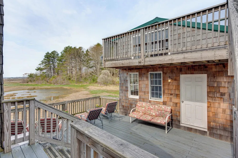 Peaceful Wells Retreat w/ Deck & Water Views