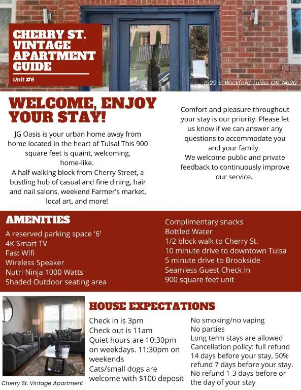 Cherry Street Vintage Apartment-Free Parking!
