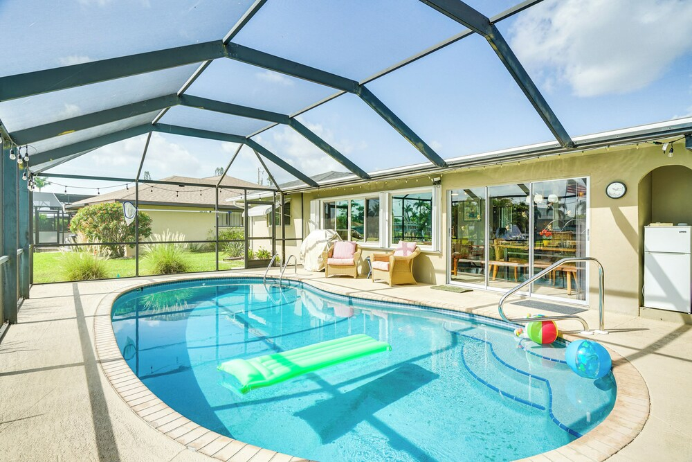 Private Dock & Lanai: Waterfront Cape Coral Home!