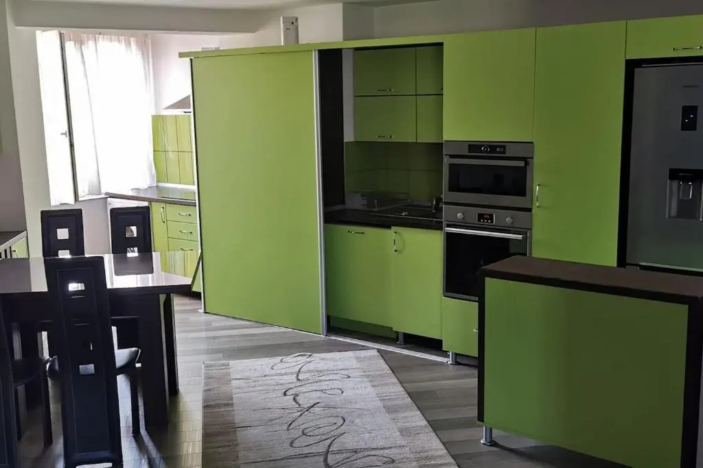 Luxury apartment with two bedrooms and large living room, 100 square meters, city center
