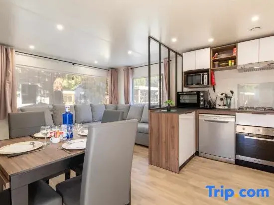 MOBILHOME SOLEIA MAR ESTANG SIBLU VILLAGE  - Front de mer Accès plage privé CLIM 2SDB Canet