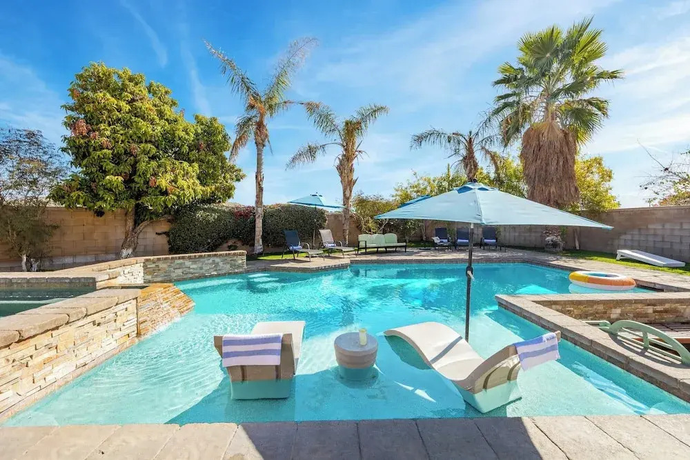 Luxury Oasis w/ Pool + Hot Tub, Fire Pit, Games & Big Yard Larrea by Avantstay
