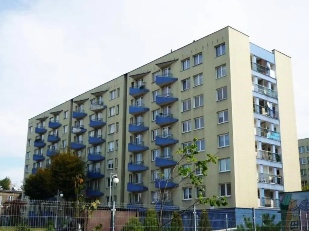 Pastel Blue Silesian Place Apartments