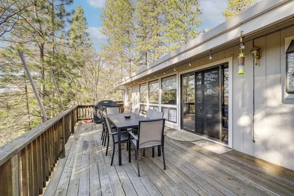 Deck & Gas Grill: Secluded Arnold Cabin Rental!