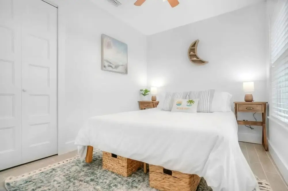 100 Steps to Sand Free Parking Smart TV Patio