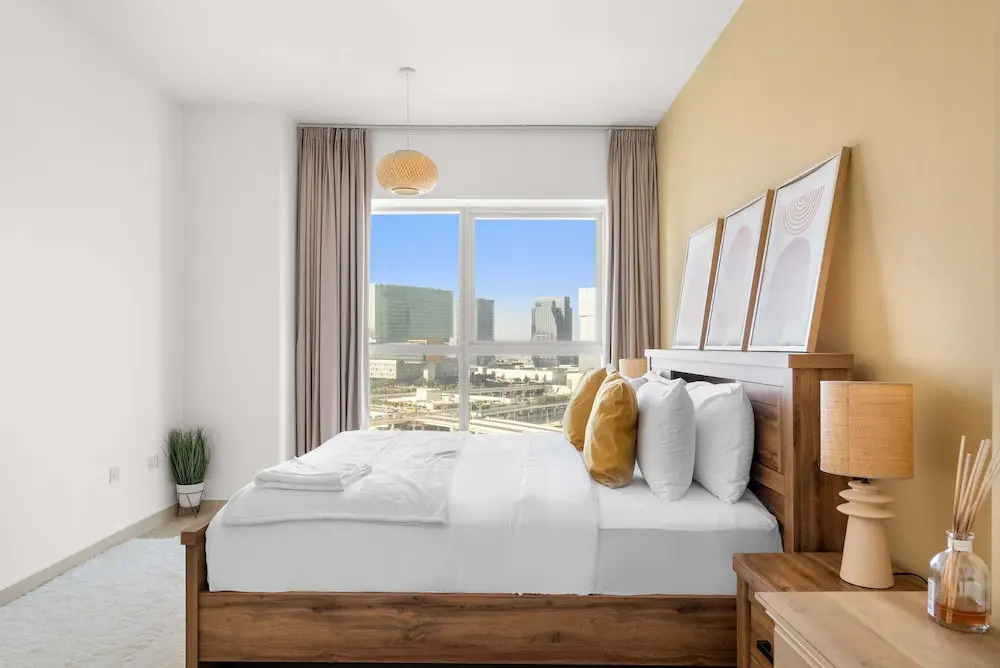 Silkhaus Chic 1bdr Burooj Views Ideal Location