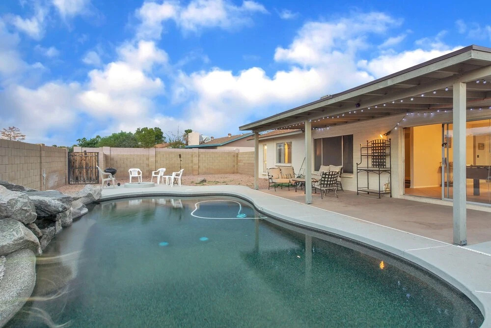 Family-friendly 3br Home W/ Private Pool & Patio 3 Bedroom Home by Redawning