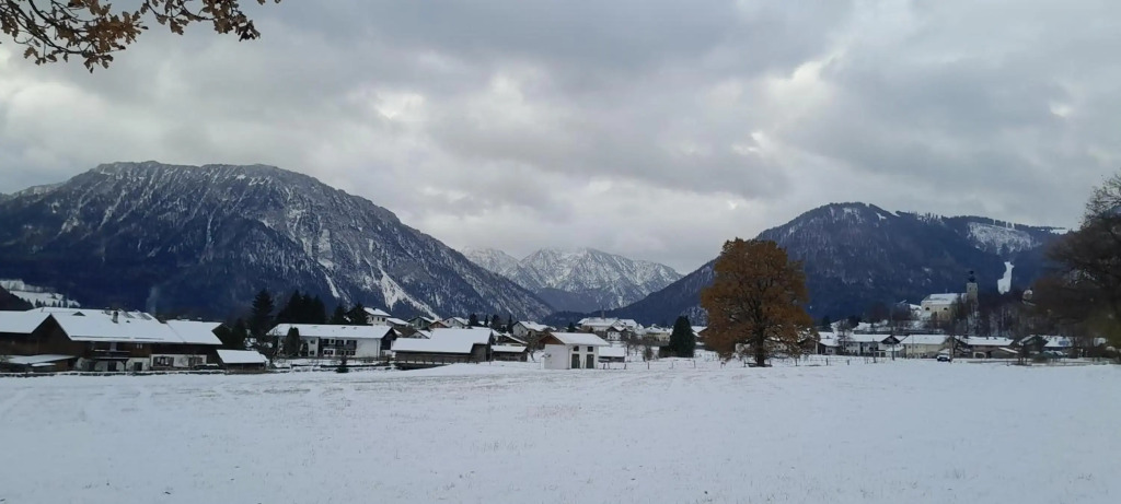 Apartment mit Bergblick in bayerischen Alpen