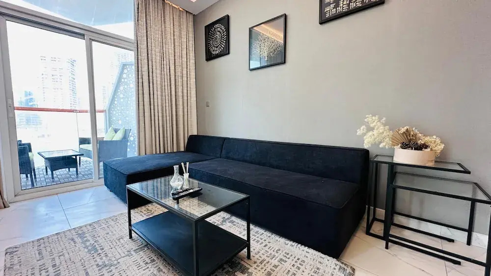 Premium 2 Bedroom with Burj Khalifa and Canal view in Millennium Binghatti Residence
