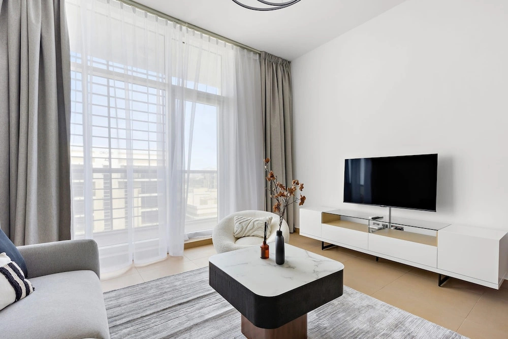 Silkhaus 1BR Orchid in Al Rayyana Balcony