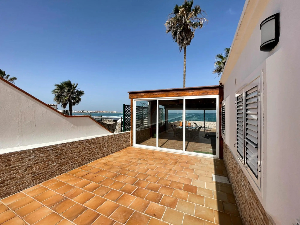 Beachfront Villa San Antonio with Private Heated Pool BBQ in the Heart of Corralejo by Amazzzing Travel