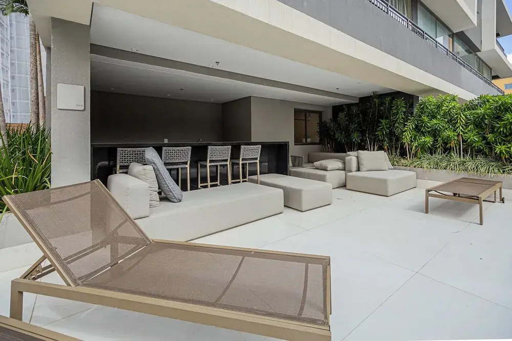 Flat c Piscina e Academia na Ch Cara Klabin