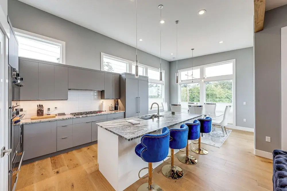 Fenced Yard, Water & Island Views: Anacortes Home!