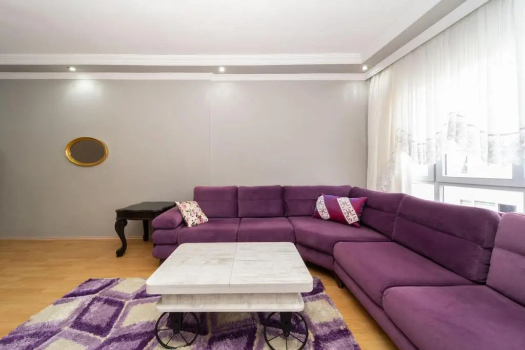 Colorful Flat Close to the Coast in Muratpasa