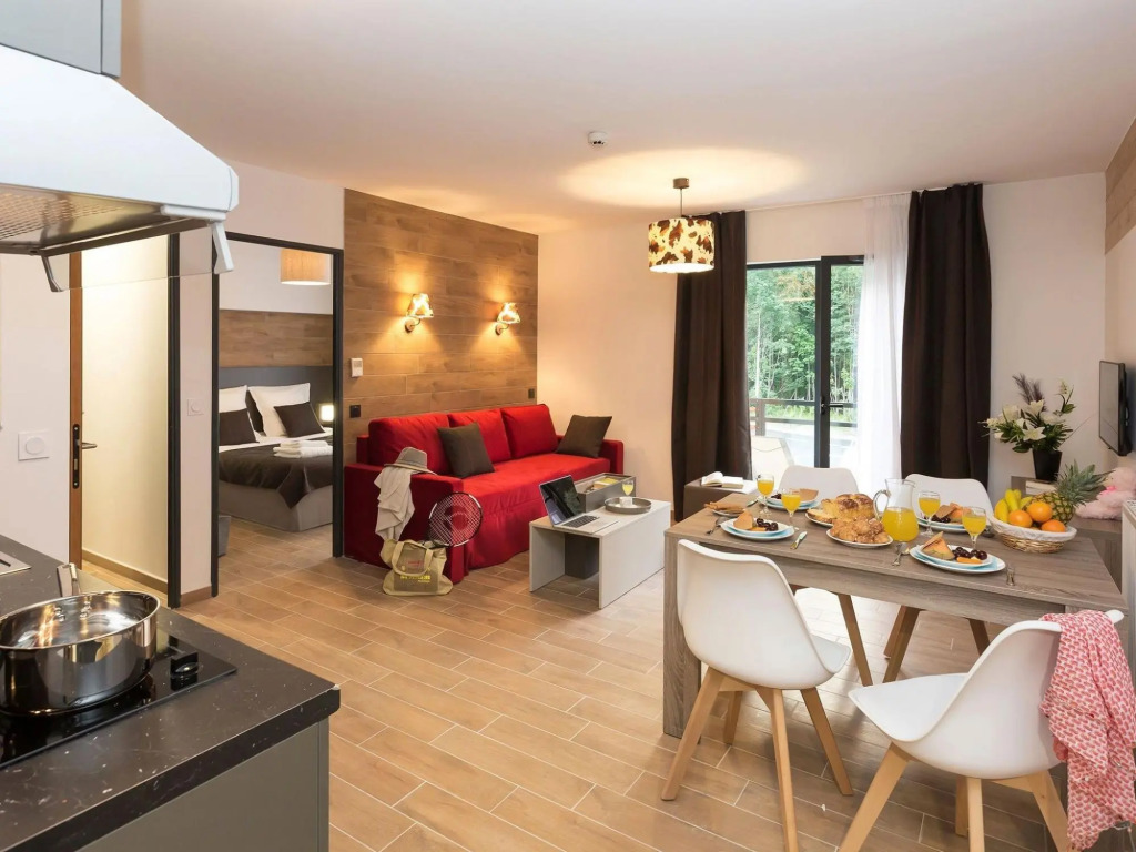 Comfortably furnished apartment in an attractive town