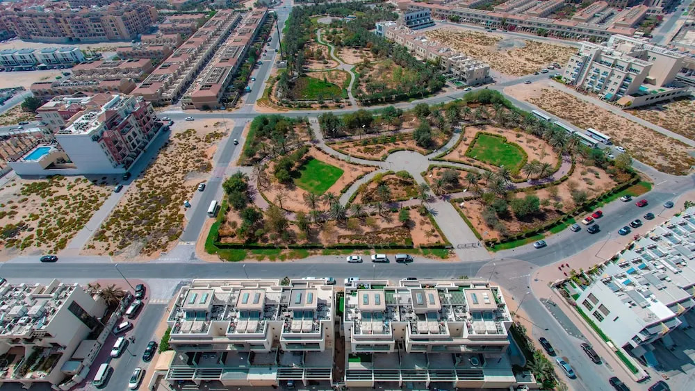 Zen studio with panorama city views