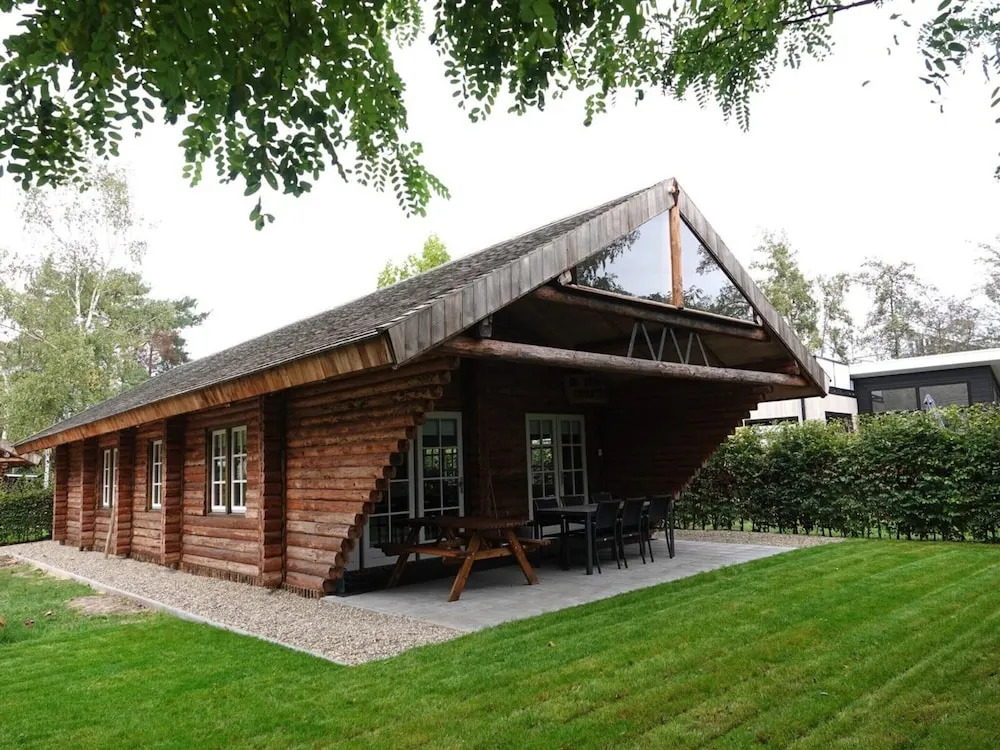Spacious Wooden Chalet With Covered Terrace
