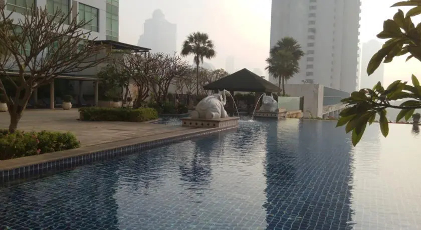 Baan Sathorn River and Pool view