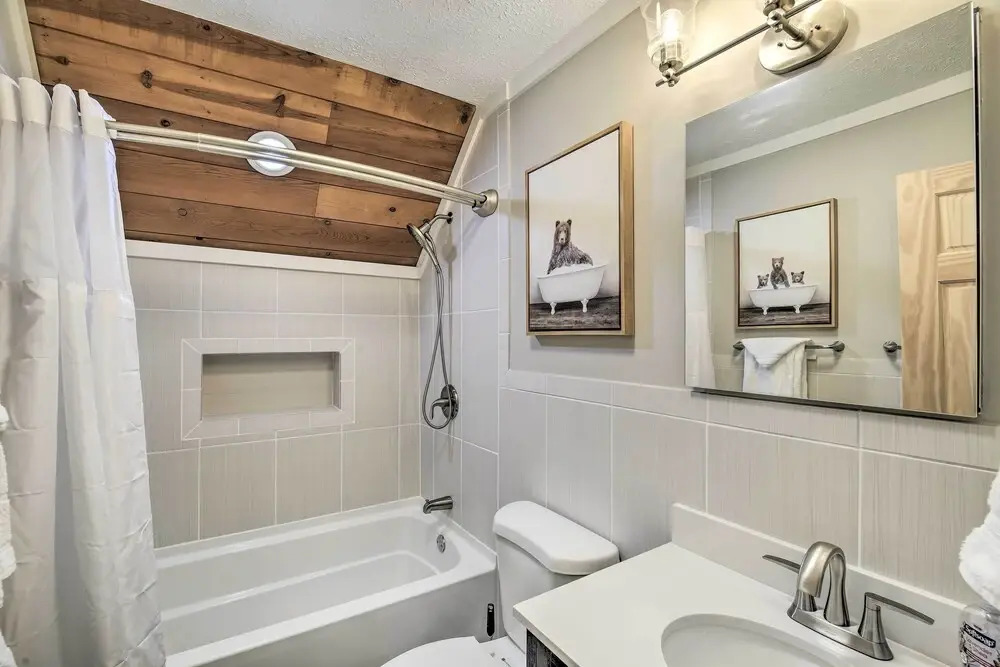Deck & Mtn Views: 'fain Chalet' in Kingsport