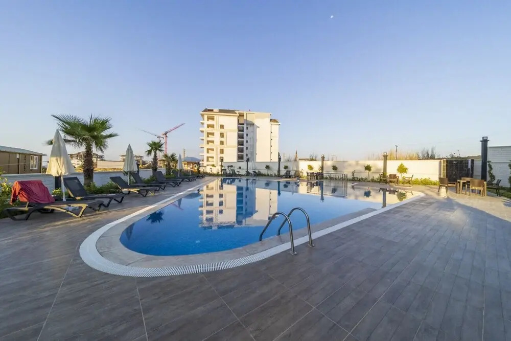 Flat With Shared Pool Hammam and Sauna in Alanya