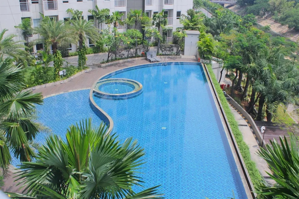 Japanese Style 1BR Apartment at Mustika Golf Residence By Travelio