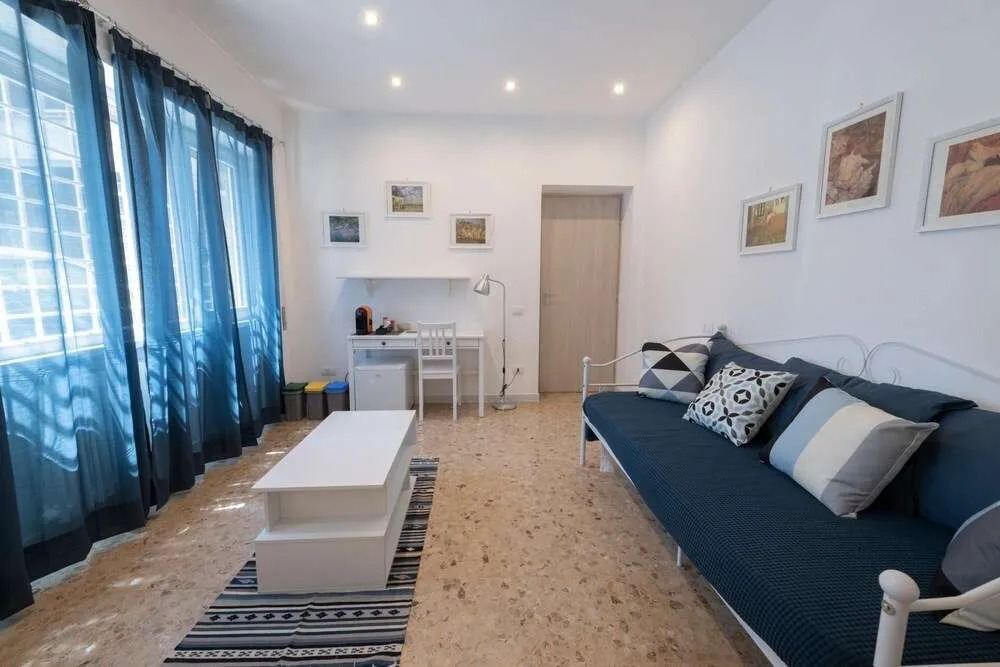 Casa Rosa Beige e Blu