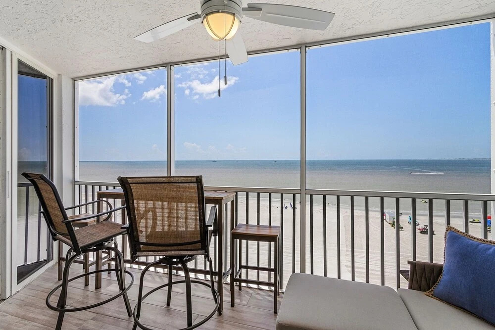 Welcome To Beach Villa's # 603 Vacation Rental - 250 Estero Blvd 2 Bedroom Condo by RedAwning