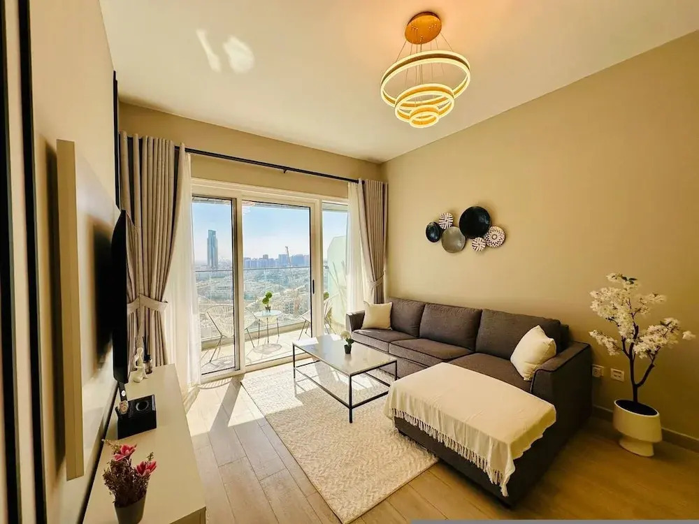 Stylish 1BR in JVC w Pool 6 Mins to Circle Mall
