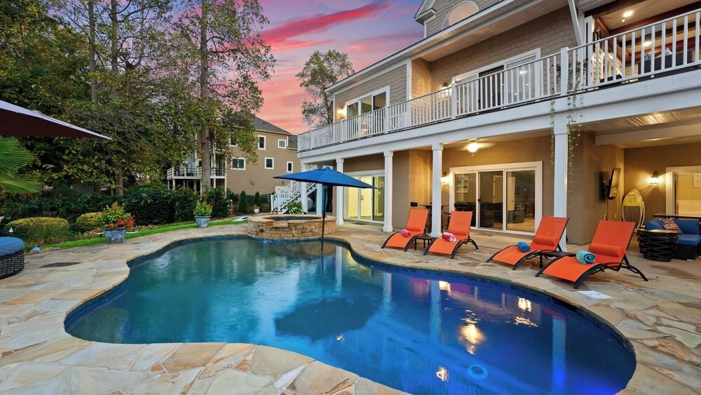 Lake Norman Retreat w/ Pool, Hot Tub & Private Dock Lake Life Cove by Avantstay
