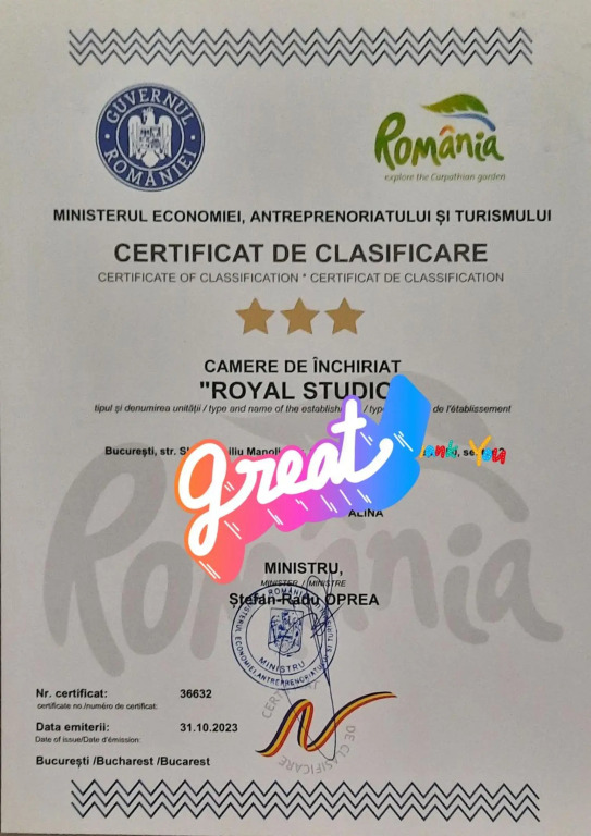 Royal Studio National Arena - Free Parking