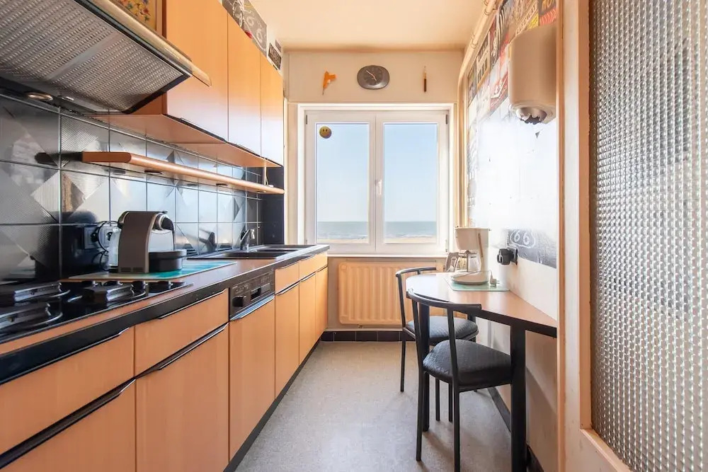 Vintage Apartment With sea View in Ostend