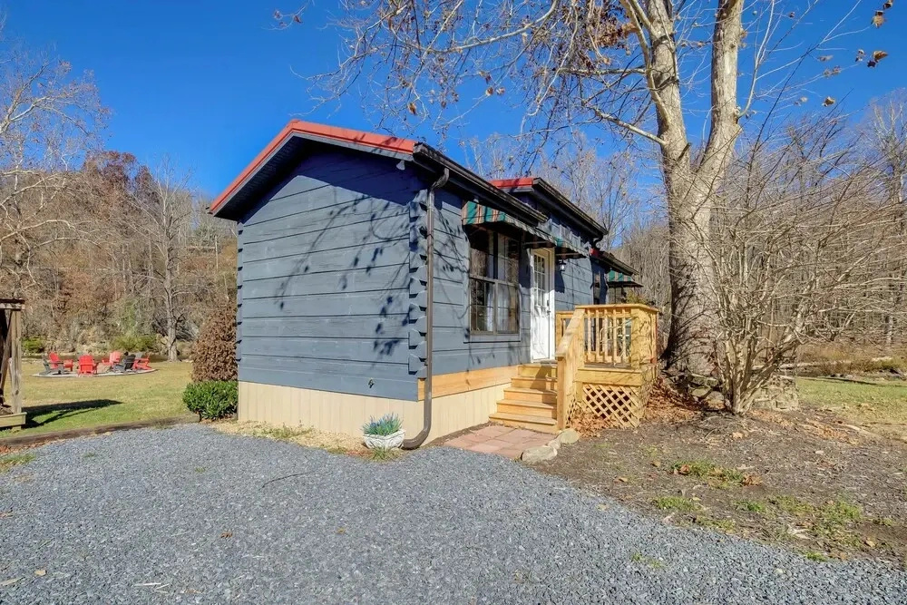Steps to Virginia Creeper Trail: Creekside Retreat