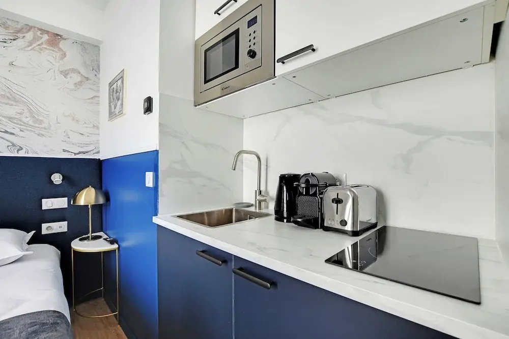 Serene Cocoon for 2P With AC - Near Montmartre