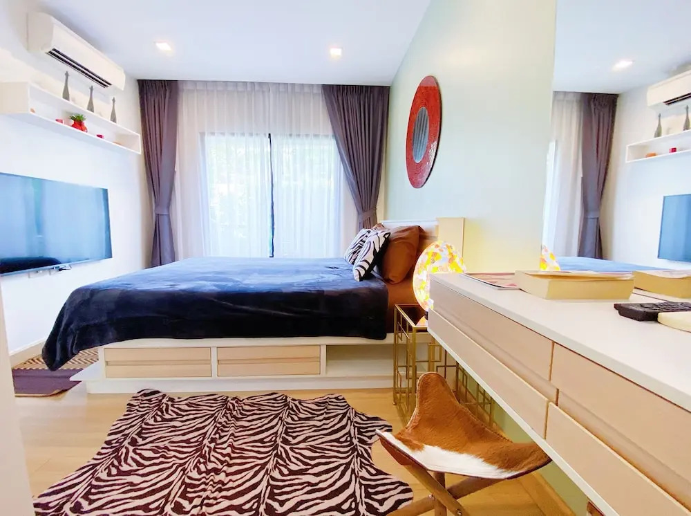 Safari 39sqm 1br Apartment Pool Walk to Naiyang Beach