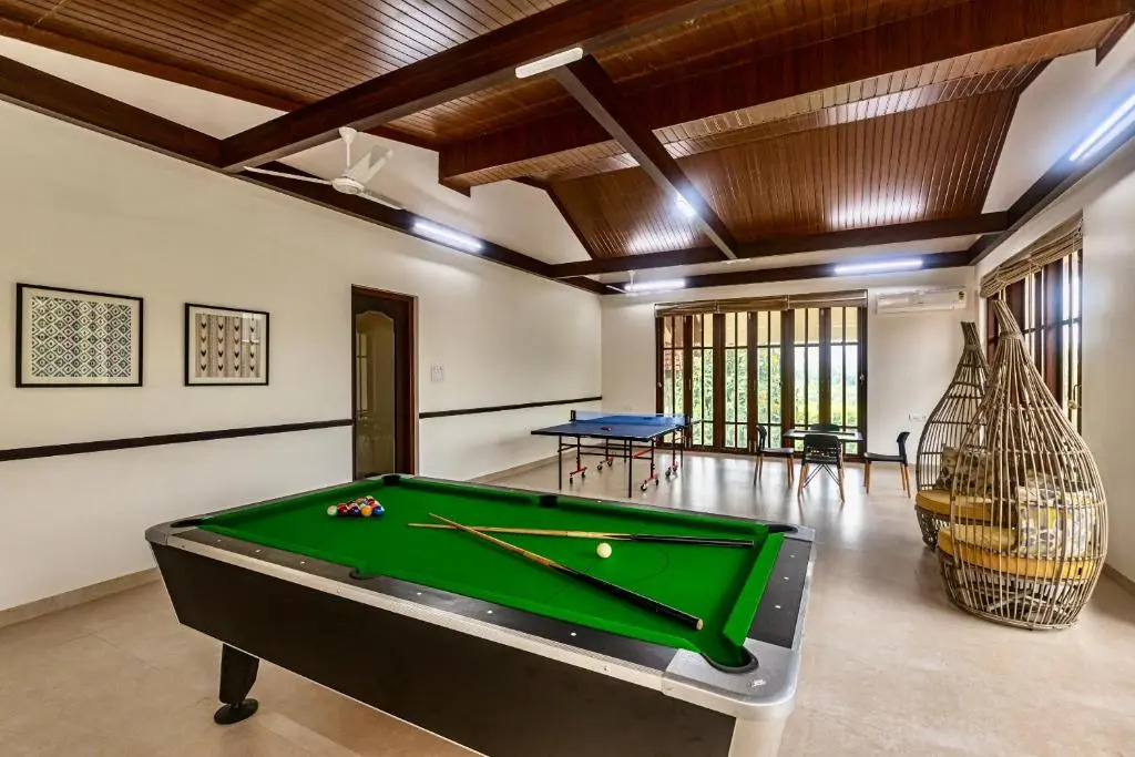 SaffronStays Ananya, Karjat - pet-friendly pool villa with a party deck and games
