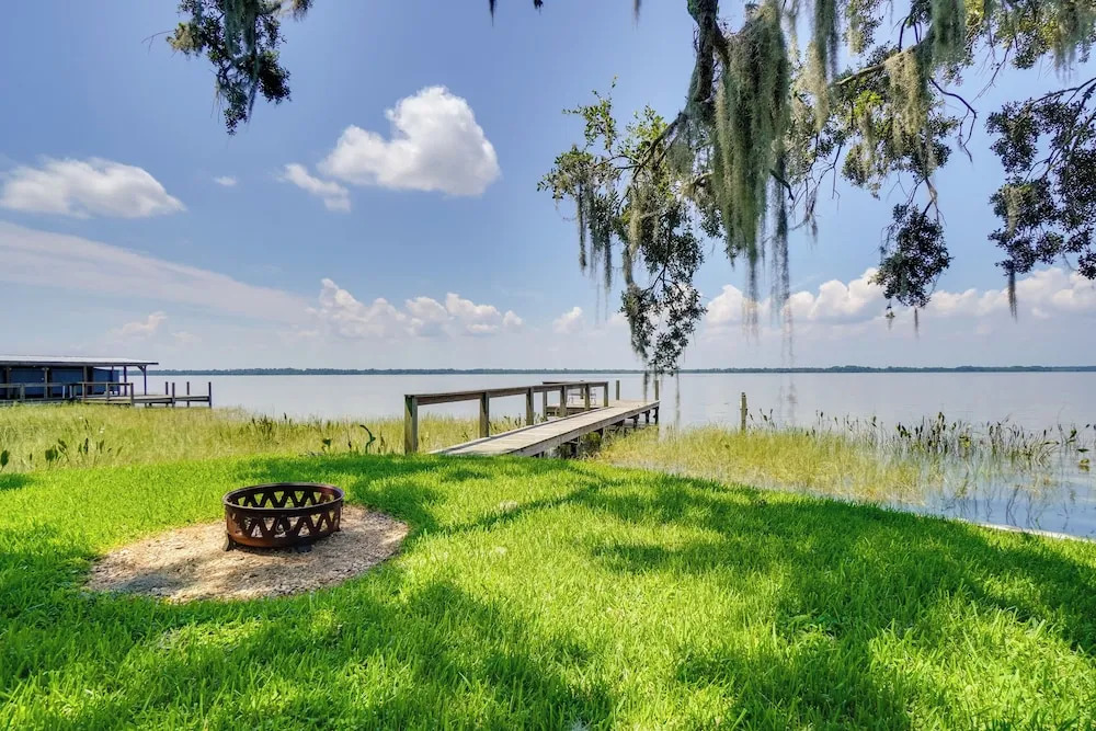 Luxe Waterfront Oasis w/ Dock - Direct Lake Access