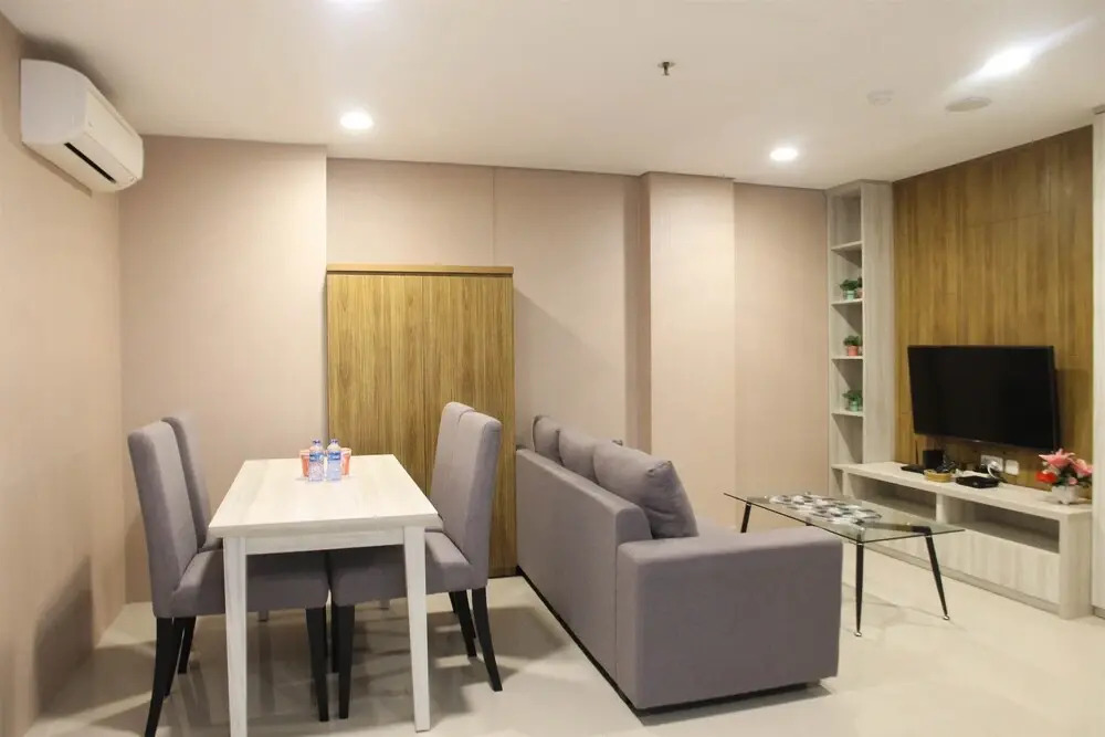 Homey 1BR at Enviro Apartment Cikarang