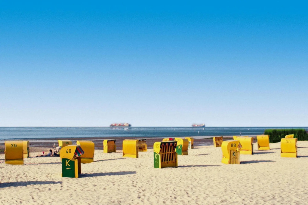 Apartment in Cuxhaven with a shared sauna